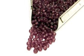 Matt Amethyst Charlotte Cut Beads, 11/0 Faceted Seed Beads