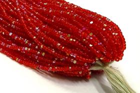 11/0 Charlotte Cut Seed Beads,Patina Transparent Hyacinth Aurore Boreale, Native Supplies
