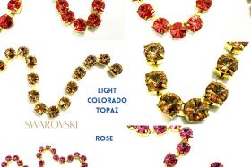 39ss Swarovski setting Rhinestone Chain, strass chains 8mm