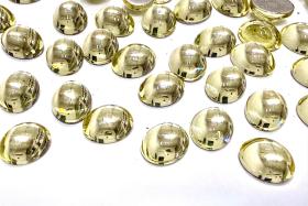 Swarovski 18x13 mm Vintage Jonquil Foiled Flat Back Oval Cabochon 2/6 Pieces