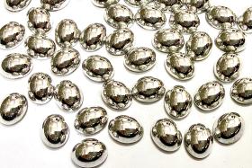 Swarovski 8x6 mm Vintage 2190 Comet Argent Foiled Flat Back Oval Cabochon Cabs