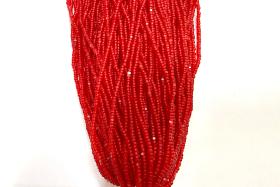 Crystal Matt Ruby Charlotte Cut Seed Beads 11/0