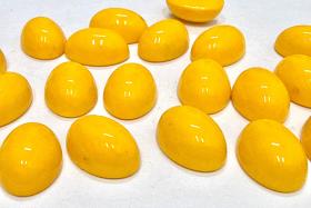 Swarovski 18x13 mm Vintage Crystal Satin Foiled Flat Back Oval Cabochon 2/6 Pieces
