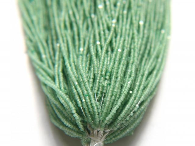 11/0 Hanks Charlotte Cut Beads Dark Sage Opal 1/5/25/50/100 Hanks 2.0mm jewellery rare glass beads, jewelry supply, Native supply