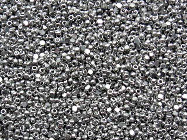 13/0 Charlotte Cut Beads Metallic Aluminium Silver 5/10/20/50/250/500 Grams craft supplies, jewelry making, embroidery materials, vintage