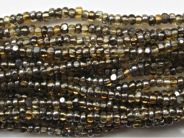 11/0 Charlotte true Cut Beads Patina Honey transparent Gun Metal 10/20/50/250/500 Grams 1300 Pieces