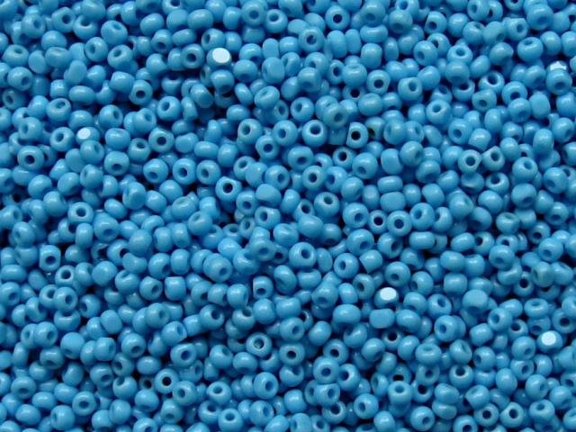 13/0 Charlotte true Cut Beads Opaque Turquoise 5/10/20/50/250/500 Grams native beads, jewlery making, findings