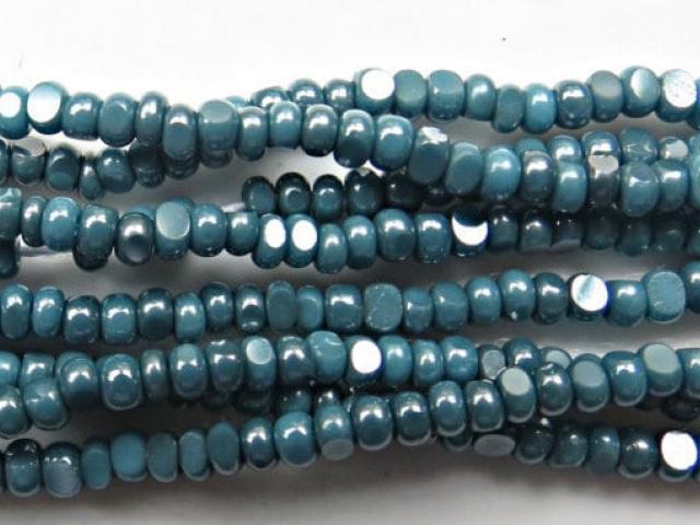 13/0 Charlotte true Cut Beads Ionized Turquoise Opaque 5/10/20/50/250/500 Grams embroidery materials, jewelry making, vintage beads, rare