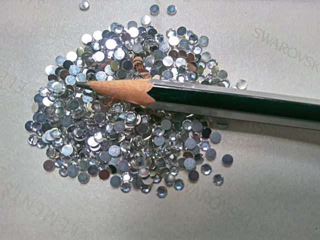 10SS Swarovski Flatbacks in Crystal Chaton Roses 2088 (2.9mm) Made in Austria 72/144/432/1440 Pieces Nail art decoration, craft supplies