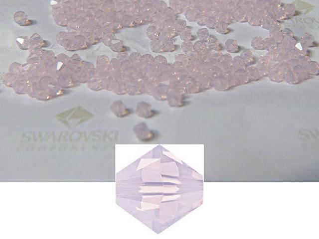 4/5mm Rose Water Opal Swarovski Bicone Beads 25/50 Gross VINTAGE SWAROVSKI, jewelry making, embroidery materials
