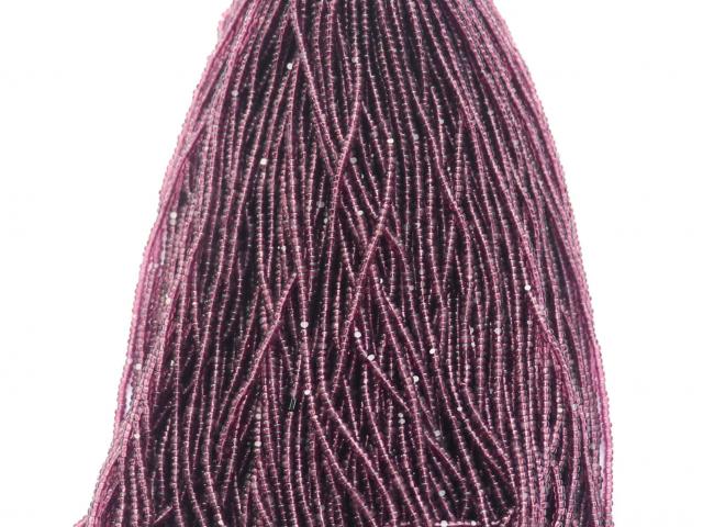11/0 Hanks Charlotte Cut Beads 20080 Transparent Amethyst 1/5/25/50/100 Hanks 2.0mm glass beads, jewelry supply, findings, craft supply