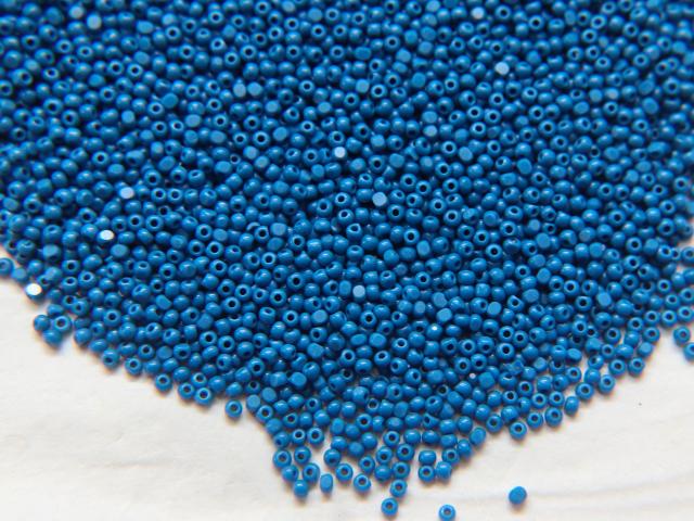 13/0 Charlotte true Cut Beads Teal Blue Opaque 5/10/20/50/250/500 Grams embroidery materials, jewelry making, vintage beads, premium supply