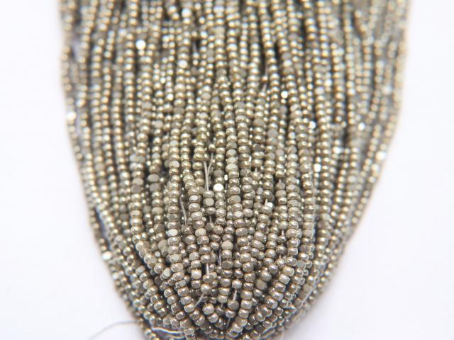 11/0 Hanks Charlotte Cut Beads Patina Opaque Ionized Pearl 1/5/25/50/100 Hanks PREMIUM SEED BEADS, Native Supplies