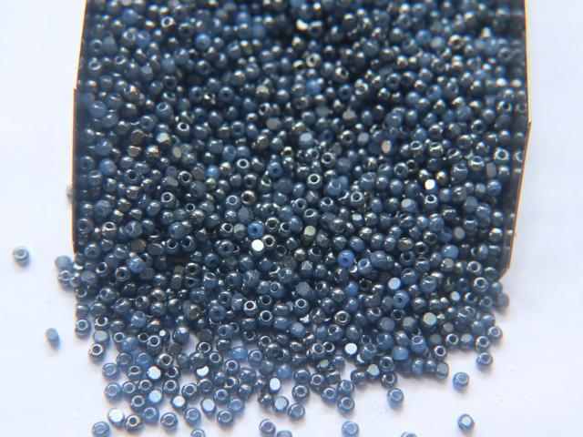 11/0 Charlotte True Cut Beads Ionized Premium Medium Sapphire Opal 10/20/50/250/500 Grams PREMIUM SEED Beads