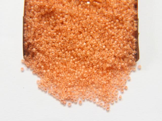 13/0 Charlotte Cut Beads Crystal Matt Light Peach Lined 5/10/20/50/250/500 Grams embroidery materials, jewelry making, Native vintage beads