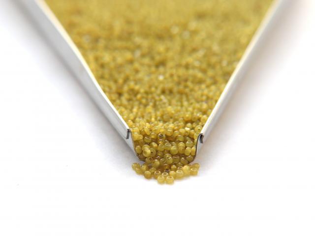 11/0 Charlotte True Cut Beads Lime Opal 10/20/50/250/500 Grams Premium Seed beads, native supply