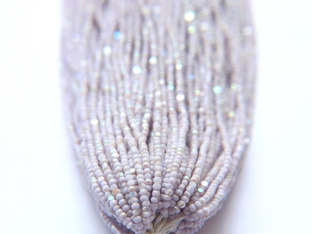 11/0 Hanks Charlotte Cut Beads Patina Periwinkle Aurore Boreale 1/5/25/50/100 Hanks PREMIUM SEED BEADS, Native Supplies