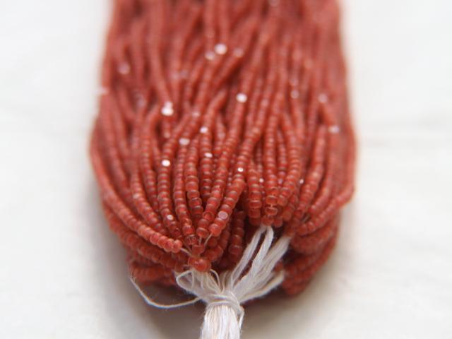 11/0 Hanks Charlotte Cut Beads Crystal Matt Vintage Rose Lined 1/5/25/50/100 Hanks PREMIUM SEED BEADS, Native Supplies