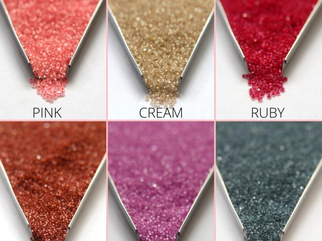 13/0 Charlotte true Cut Beads  MATT Pearl Linings (13 Colors) 5/10/20/50/250/500 Grams Premium Seed Beads, Rare Beads, Native Supply