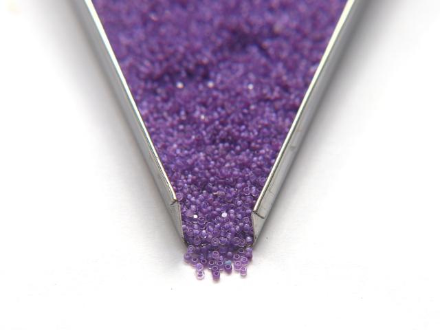 13/0 True cuts Charlotte Beads Crystal Violet Lined 5/10/20/50/250/500 Grams PREMIUM SEED BEADS, Native Beads Supply