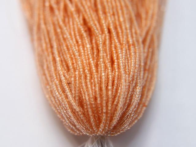 11/0 Hanks Charlotte Cut Beads Light PeachTransparent (Dyed) 1/5/25/50/100 Hanks 2.0mm jewellery rare beads, jewelry supply, Native supply
