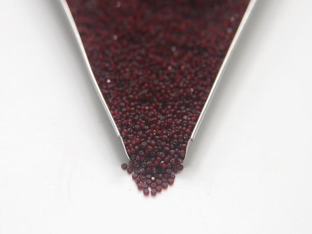 13/0 Charlotte Cut Beads Matt Siam Silver Lined 5/10/20/50/250/500 Grams embroidery materials, jewelry making, Native beads
