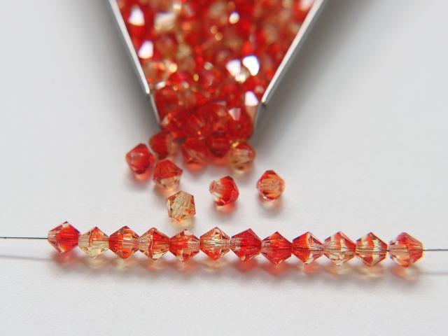 5mm Fireopal Preciosa Bicones 12/36/72/144/720 Pieces jewelry making beads, embroidery materials, findings
